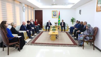 صورة وفد برلماني تشيكي يلتقي الوزير الأول بنواكشوط