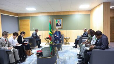 صورة وفد من “الناتو” يزور نواكشوط ويلتقي وزير الدفاع