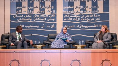 صورة وزيرة المياه تشارك في جلسة حول التمويل المناخي بالكويت