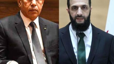 صورة الرئيس غزواني للشرع: نتطلع لتعزيز أواصر الأخوة والتعاون مع سوريا