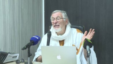 صورة ندوة لتييري عابدين حول الآثار الموريتانية