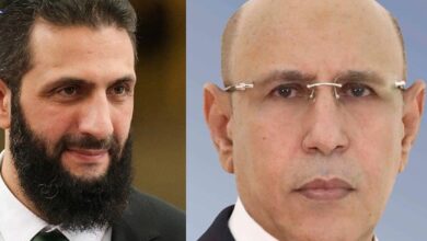 صورة غزواني يهنئ الرئيس السوري ويتطلع لتعزيز التعاون مع دمشق