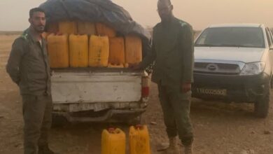 صورة ضبط شحنة وقود مهرّبة في أم اعشيش