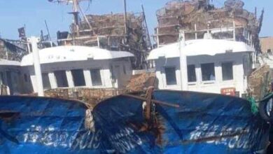 صورة سفينة صينية تعثر على جثة قرب نواكشوط