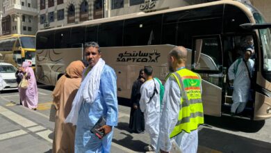 صورة الفوج الثاني من الحجاج الموريتانيين يصل إلى المدينة المنورة