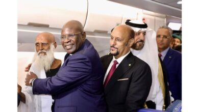 صورة الفوج الأول من الحجاج الموريتانيين يغادر إلى الديار المقدسة