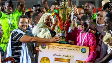 صورة تتويج فريق “البداعة” بطلا لكأس جهة نواكشوط لكرة القدم