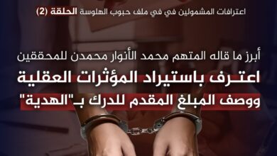 صورة اعترافات المشمولين في ملف “حبوب الهلوسة” الحلقة (2): اعترافات محمد الأنوار محمدن