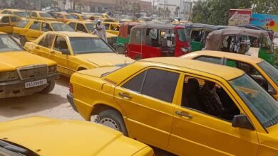 صورة حملة بنواكشوط لتمييز سيارات الأجرة بلون خاص….