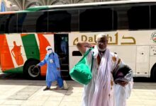 صورة الفوج الثالث من الحجاج الموريتانيين يصل إلى المدينة المنورة