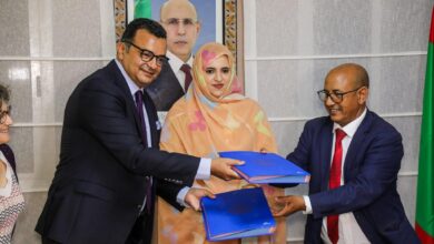 صورة مذكرة تفاهم بين المدرسة الوطنية للعمل الاجتماعي واليونيسف