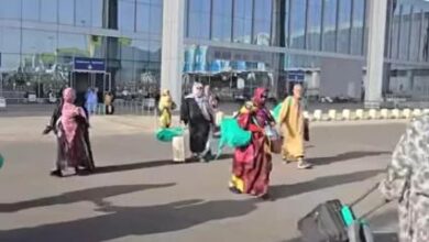 صورة وصول الفوج الرابع من الحجاج الموريتانيين إلي المدينة المنورة