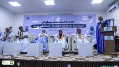 صورة أمسية تأبينية للراحل الشيخ محمدن عبد الرحمن “ولد فتى”