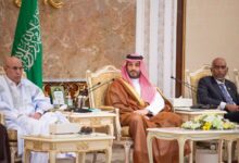 صورة غزواني يلتقي ولي العهد السعودي ويهنئه بالعيد