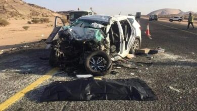 صورة تفاصيل حادث سير توفي فيه 3 موريتانيين بالمدينة المنورة