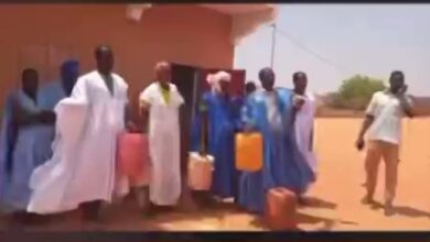 صورة احتجاجات في قرية لبحير بباركيول للمطالبة بتوفير المياه