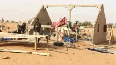 صورة بسبب العواصف.. نحو سبعين أسرة بلا مأوى في قرية “أجار” بولاية لعصابه