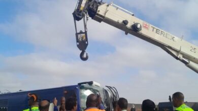 صورة وفاة وإصابات في اصطدام باص بقطار قرب ازويرات