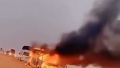 صورة حادث مروّع على طريق الأمل يودي بحياة خمسة أشخاص ويخلّف إصابات خطيرة