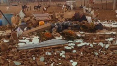 صورة 90% من مساكن كسالي تضررت بسبب العاصفة