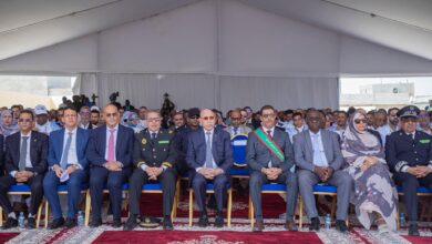 صورة غزواني يفتتح أعمال مشروع الربط الدولي عبر الكابل البحري