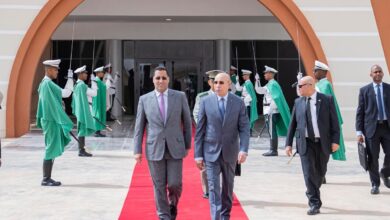 صورة غزواني يغادر إلى أبيدجان لحضور تنصيب ولد التاه