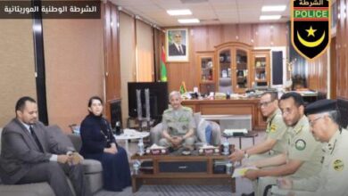 صورة المدير العام للأمن الوطني يستقبل سفيرة ايطاليا
