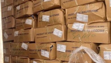 صورة بدأ التصدير البري للسمك الموريتاني نحو الجزائر