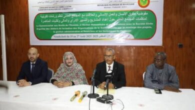 صورة نواكشوط: مفوضية حقوق الإنسان تطلق ورشات تكوينية لصالح 75 منظمة مجتمع مدني