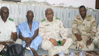 صورة الجيش يعزي في وفاة احد جنوده في حادث سير أليم على طريق نواكشوط نواذيبو