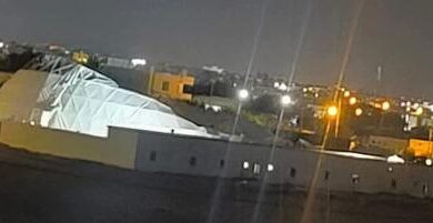 صورة سقوط قبة السيرة النبوية بنواكشوط ومطالب بفتح تحقيق