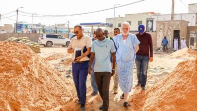 صورة نواكشوط: وزير الإسكان يتفقد مشاريع تنموية قيد الإنجاز