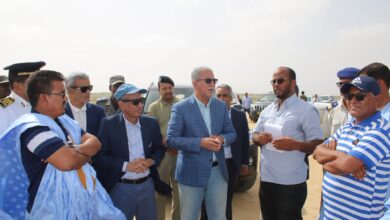 صورة كرمسين.. وزير الزراعة يتفقد قناة أفطوط الساحلي