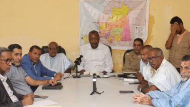 صورة ولد محمد يعقد اجتماعا موسعا مع المنمين في مقاطعة باسكنو