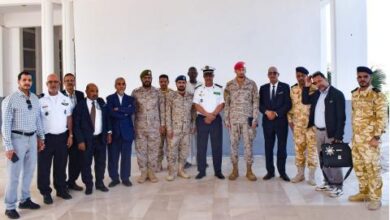 صورة الأكاديمية البحرية في نواذيبو تستقبل وفدا من القوات المسلحة السعودية