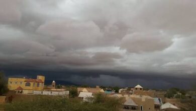 صورة أمطار جديدة على ولايتي لبراكنه واترارزه