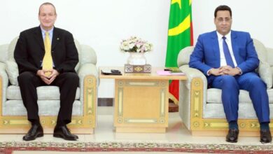 صورة الوزير الأول يستقبل سفير اليابان السيد أوشيدا تاتسوكوني