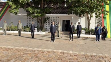 صورة بمناسبة عيد الاستقلال.. الرئيس غزواني يترأس حفل رفع العلم الوطني