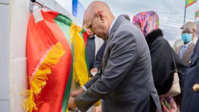 صورة غزواني يطلق مشروعاً لتوفير المياه في المدن الواقعة بين گوري وكيفه