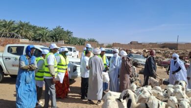 صورة انطلاق حملة تحسيس بآدرار حول تحصين المواشي ضد طاعون المجترات الصغيرة
