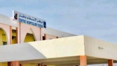 صورة وصول المنظمة الإسبانية «سيكو ادالنته» وبدء التحضيرات لإطلاق القافلة الطبية بأطار