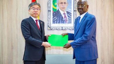 صورة سفير ياباني جديد يبدأ عمله في العاصمة نواكشوط