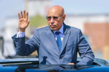 صورة رئيس الجمهورية ولد الغزواني يصل مدينة كيهيدي