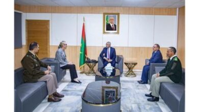 صورة وزير الدفاع يلتقي القائمة بالأعمال بسفارة الولايات المتحدة الأمريكية