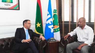 صورة ولد معط الله مديرا لقطاع كرة الصالات في موريتانيا