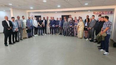 صورة وفد آلماني يمثل مجموعة شركات صناعية يزور شركة صوملك