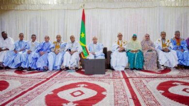 صورة ولد الغزواني من أمبود: عازمون على تكثيف جهود التنمية وتقليص الفوارق الاجتماعية