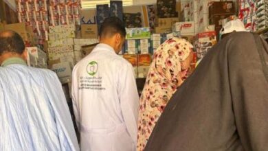 صورة رقابة صحية مكثفة بسوق المطار القديم لضمان سلامة الأغذية