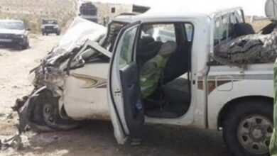 صورة ألاگ: حادث سير يخلف وفاة وإصابات خطيرة