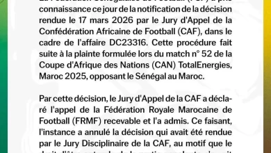 صورة السنغال: قرار الـ”كاف” مجحف ويسيء لسمعة كرة القدم الإفريقية